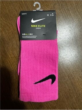 Nike Elite Pink Crew Socks
